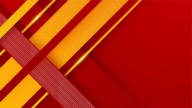 Fondo abstracto con color degradado rojo naranja amarillo vector diseño gráfico abstracto patrón de banner plantilla web para diseño de presentación volante portada de redes sociales banner web banner tecnológico