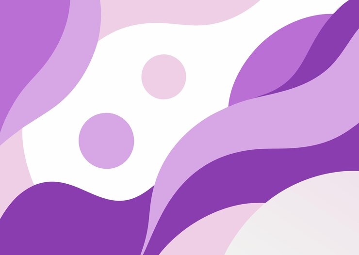 Fondo abstracto de color lila con formas fluidas y gradientes perfectos para diseños modernos