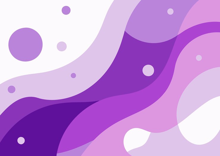 Fondo abstracto de color lila con formas fluidas y gradientes perfectos para diseños modernos
