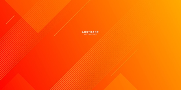 Fondo abstracto de color naranja Morden con uso de línea futurista para negocios, corporativos, plantilla