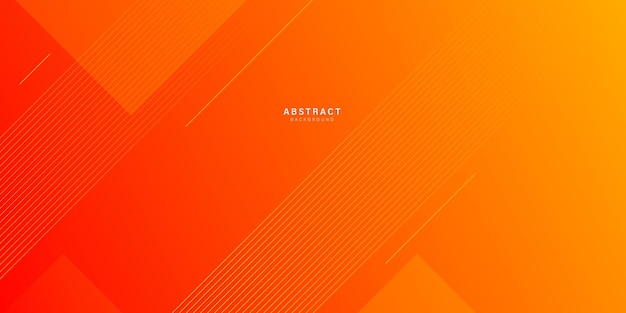 Fondo abstracto de color naranja Morden con uso de línea futurista para negocios, corporativos, plantilla