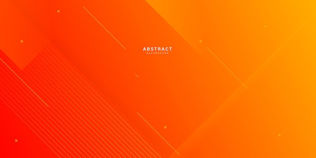 Fondo abstracto de color naranja Morden con uso de línea futurista para negocios, corporativos, plantilla