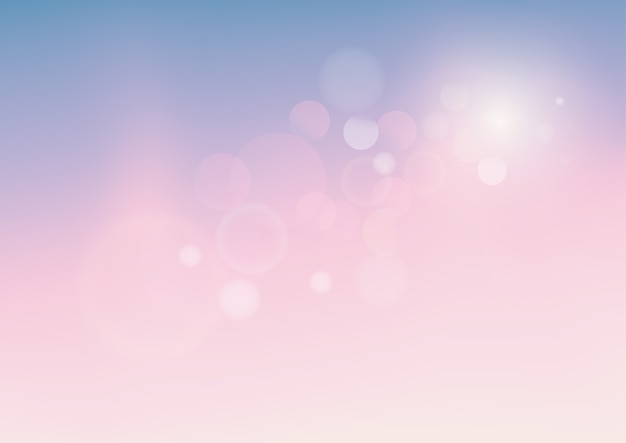 Fondo abstracto de color pastel con bokeh