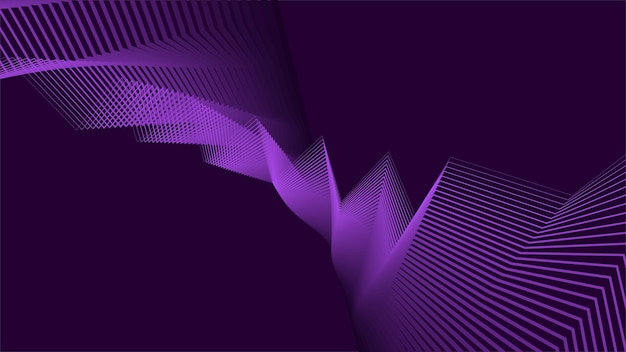 Fondo abstracto de color púrpura oscuro con rayas en zigzag para telón de fondo o presentación