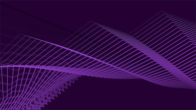 Fondo abstracto de color púrpura oscuro con rayas en zigzag para telón de fondo o presentación