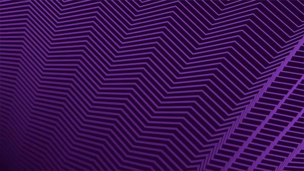 Fondo abstracto de color púrpura oscuro con rayas en zigzag para telón de fondo o presentación