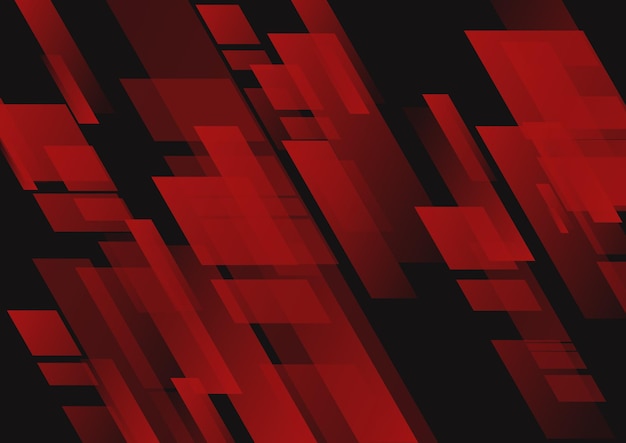 Fondo abstracto de color rojo y oscuro de diseño moderno, ilustración vectorial