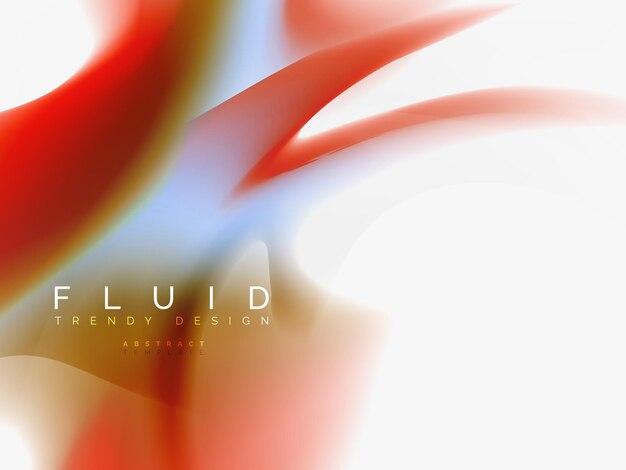 Fondo abstracto colores líquidos flujo de onda