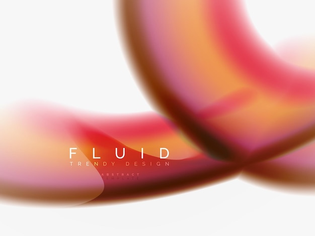 Fondo abstracto colores líquidos flujo de onda