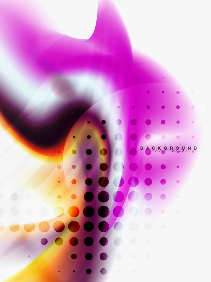 Vector fondo abstracto colores líquidos flujo de onda