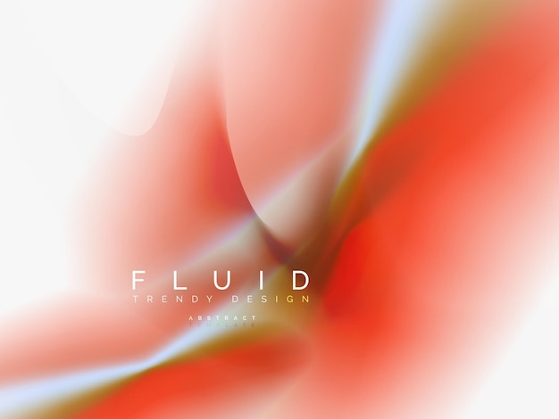 Fondo abstracto colores líquidos flujo de onda