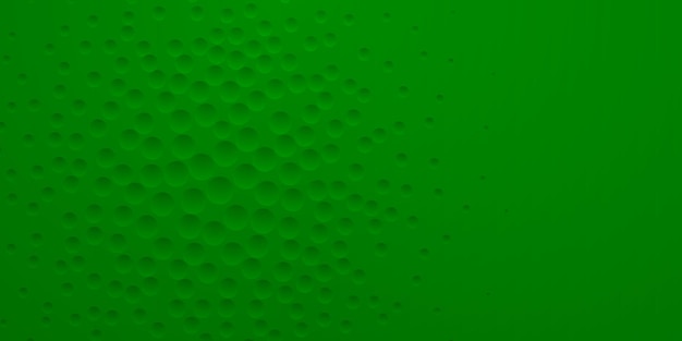 Fondo abstracto en colores verdes con muchos pequeños círculos cóncavos