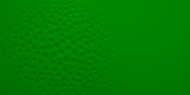 Fondo abstracto en colores verdes con muchos pequeños círculos cóncavos