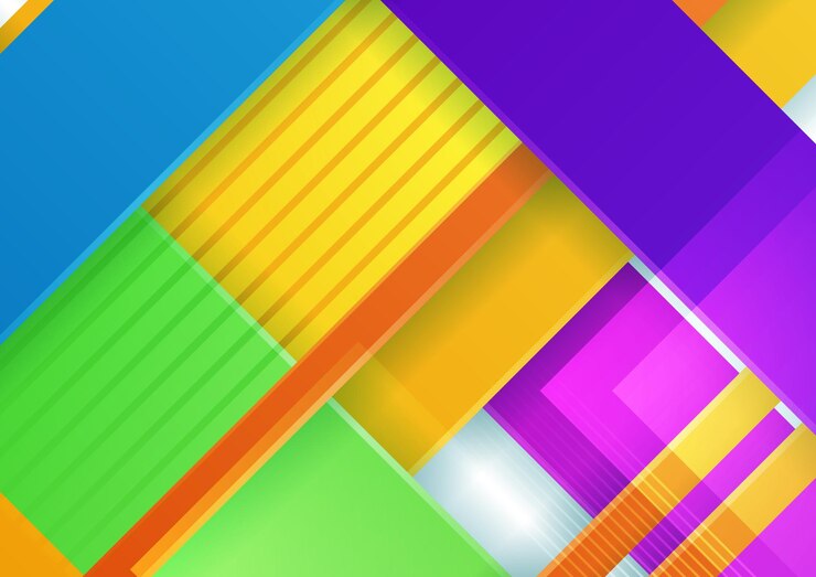 Vector fondo abstracto colorido cubiertas abstractas modernas diseño de cubiertas mínimas ilustración de vector de fondo geométrico colorido