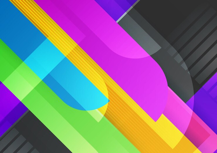 Vector fondo abstracto colorido cubiertas abstractas modernas diseño de cubiertas mínimas ilustración de vector de fondo geométrico colorido