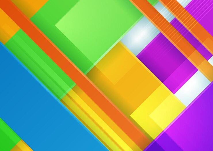 Vector fondo abstracto colorido cubiertas abstractas modernas diseño de cubiertas mínimas ilustración de vector de fondo geométrico colorido
