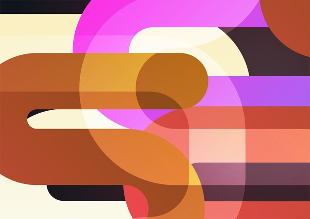 Fondo abstracto colorido Cubiertas abstractas modernas diseño de cubiertas mínimas Ilustración de vector de fondo geométrico colorido