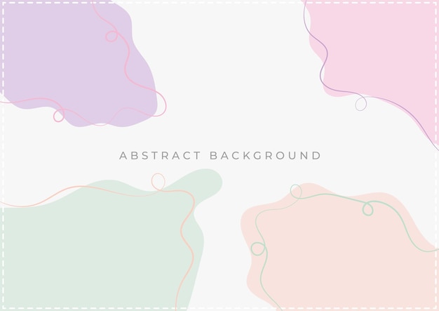 fondo abstracto colorido dibujado a mano con línea