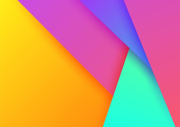Fondo abstracto colorido con figuras geométricas