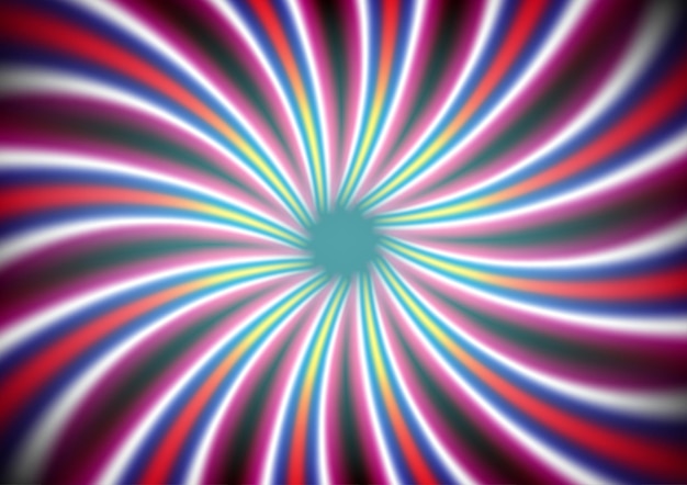 Fondo abstracto colorido con fondo de patrón radial giratorio