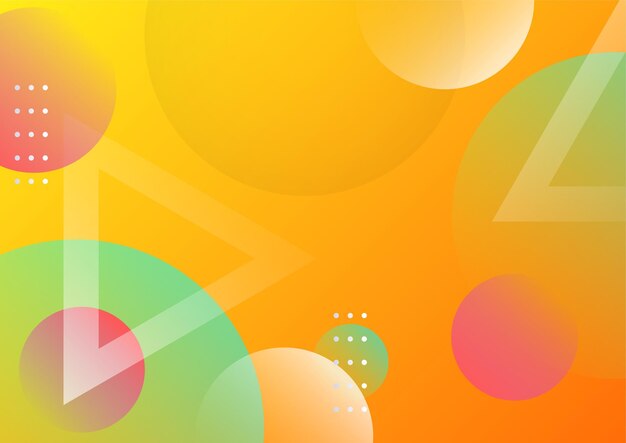 Fondo abstracto colorido con formas geométricas