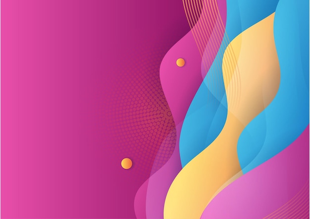 Fondo abstracto colorido formas geométricas