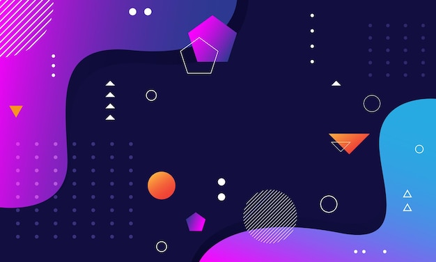 Fondo abstracto colorido formas geométricas