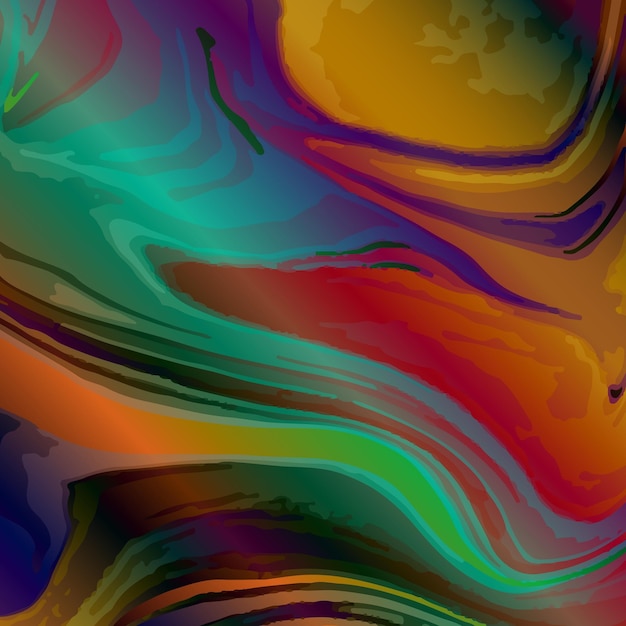Fondo abstracto colorido La ilusión de un líquido de color la textura de los patrones de mármol Pinturas de diseño de interiores cubiertas e ideas creativas