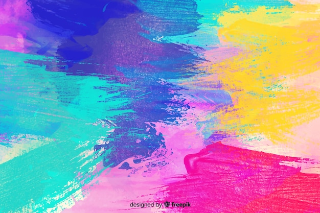 Fondo abstracto colorido mancha de acuarela
