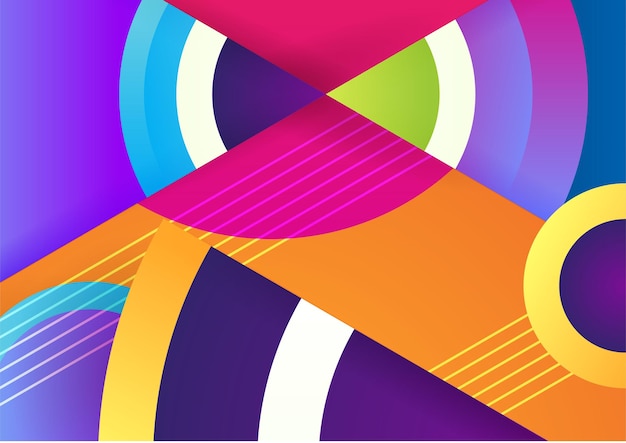 Fondo abstracto colorido moderno para el diseño de presentaciones