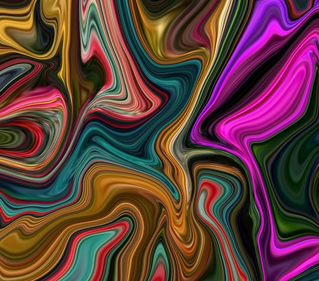 Un fondo abstracto colorido con un patrón en espiral y la palabra arte en él.