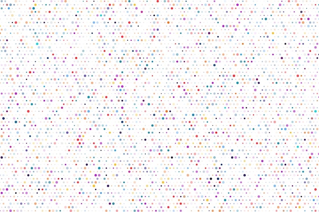 Fondo abstracto colorido puntos aleatorios