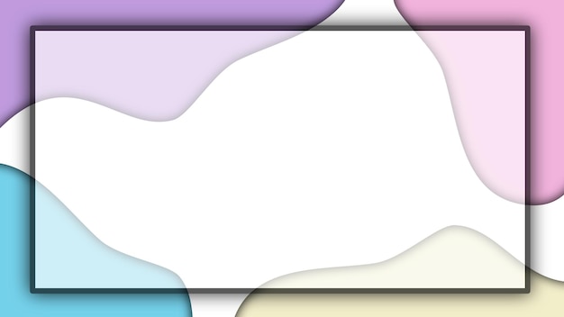 Fondo abstracto colorido simple moderno elegante premium vector