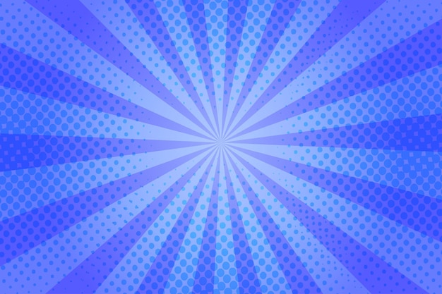 Fondo abstracto cómico azul