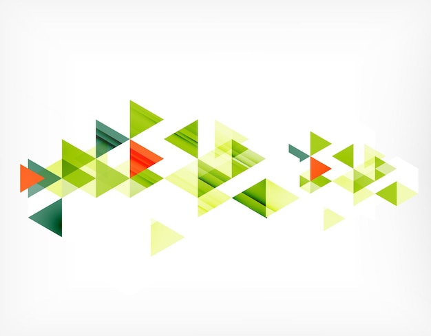 Fondo abstracto de composición de patrón de triángulo con copyspace