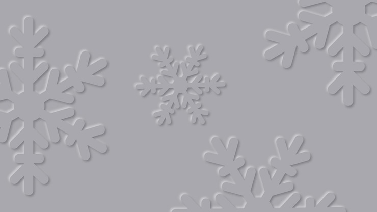 Vector fondo abstracto de copos de nieve en diseño de arte de papel