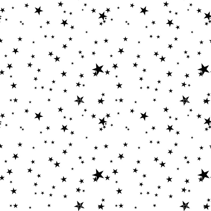 Vector fondo abstracto sin costuras con estrellas. patrón geométrico desordenado infinito.