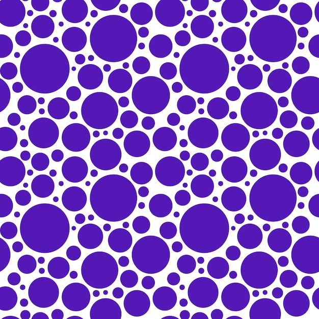 Fondo abstracto sin costuras con puntos, círculos. Patrón geométrico punteado infinito.