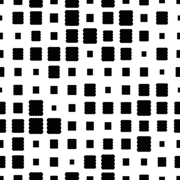 Fondo abstracto sin costuras de semitono con cuadrados. Patrón geométrico infinito.