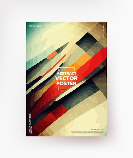 Fondo abstracto y creativo. Para pancartas, carteles, portadas, folletos, etc. Vector.