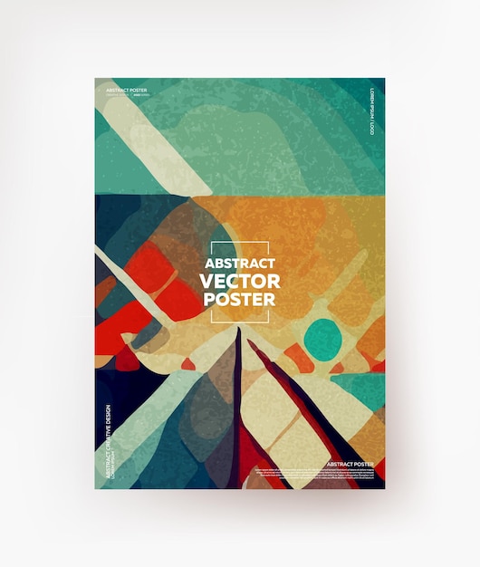 Fondo abstracto y creativo. Para pancartas, carteles, portadas, folletos, etc. Vector.