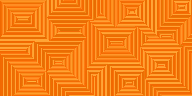 Fondo abstracto de cuadrados concéntricos en colores naranja