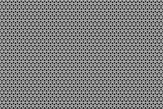 Fondo abstracto de cuadrícula de triángulos negros y patrón monocromático de fondo degradado