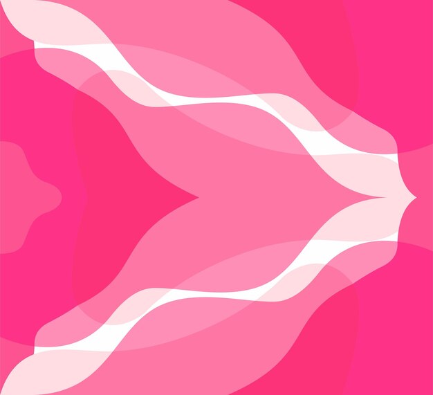 Fondo abstracto curva rosa