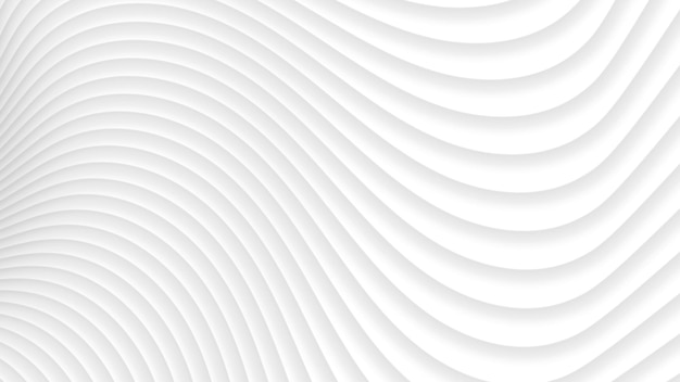 Fondo abstracto de curvas de degradado en colores blancos