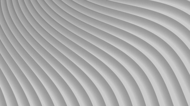 Fondo abstracto de curvas de degradado en colores grises