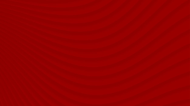 Fondo abstracto de curvas de degradado en colores rojos