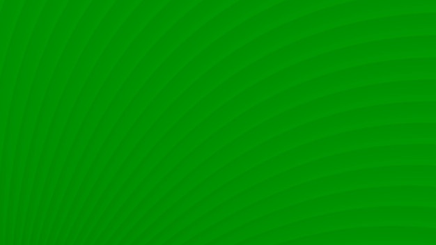 Fondo abstracto de curvas de degradado en colores verdes