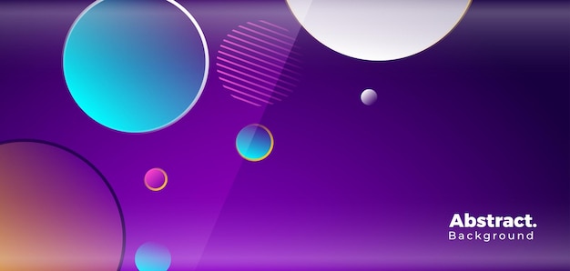 Fondo abstracto degradado de burbuja púrpura