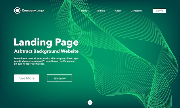 Fondo abstracto degradado. Plantilla para sitios web o página de inicio.